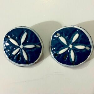 Sand Dollar Nautical Earring’s, Unique, Cruise Vacation Resort Wear